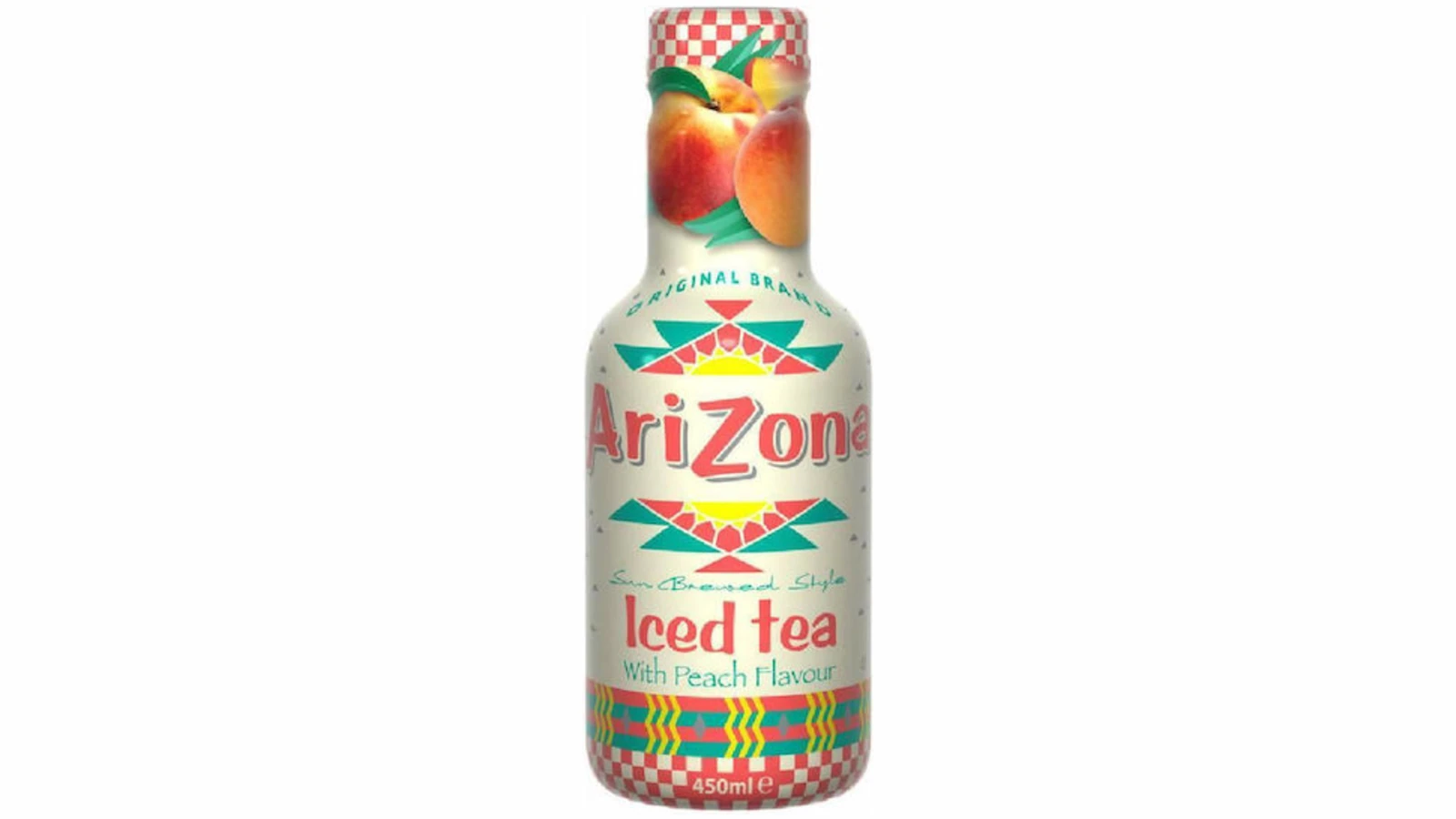 Arizona Ice Tea Peach Non-Carbonated in a 450ml Bottle